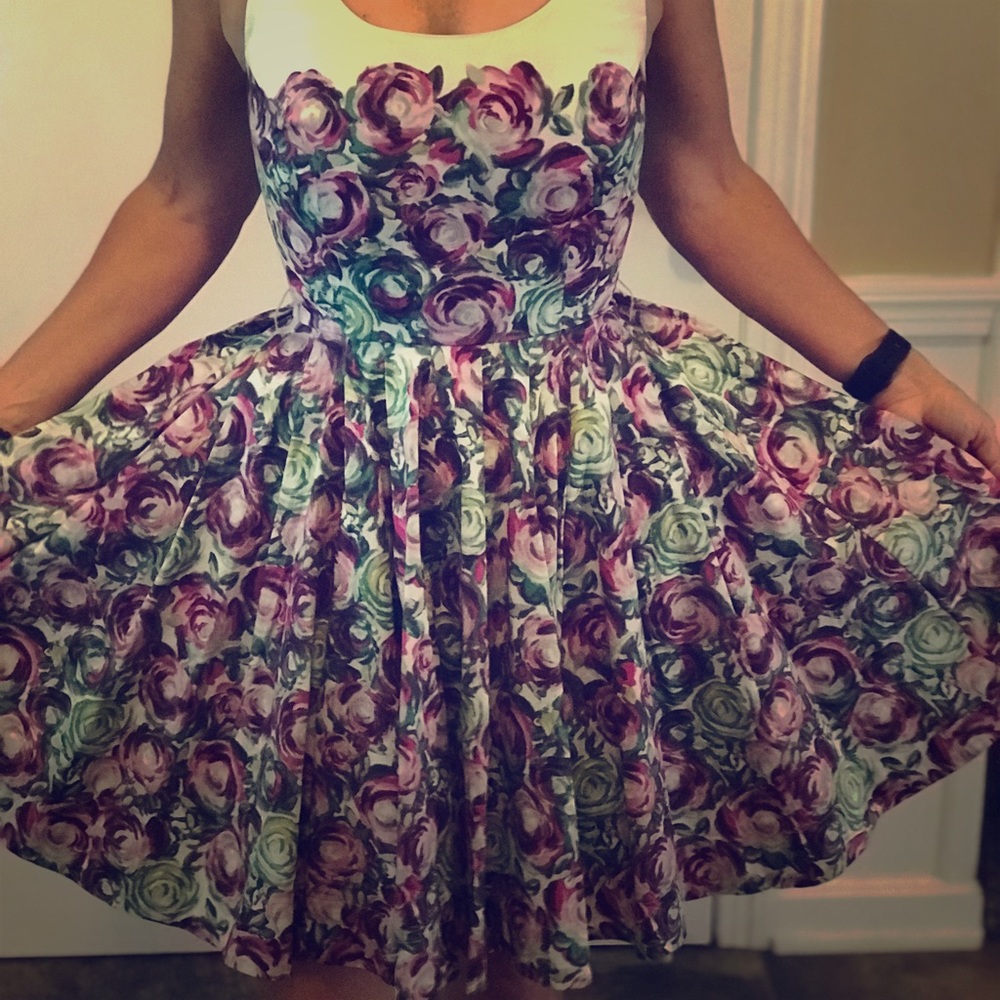 LC Lauren Conrad Floral Dress